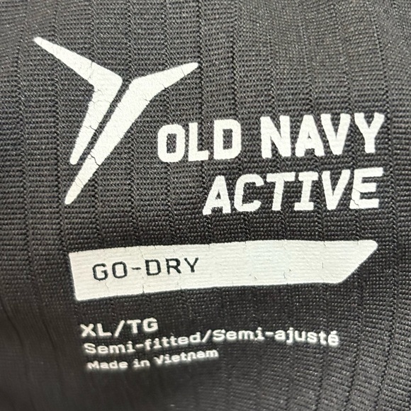 Old Navy Black Go-Dry Racerback Active Tank Top - Picture 7 of 8